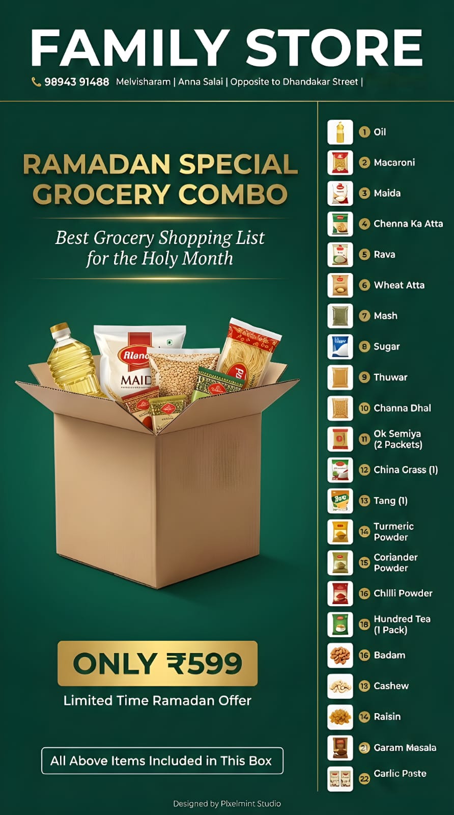 Family Store Ramadan Special Grocery Combo Flyer